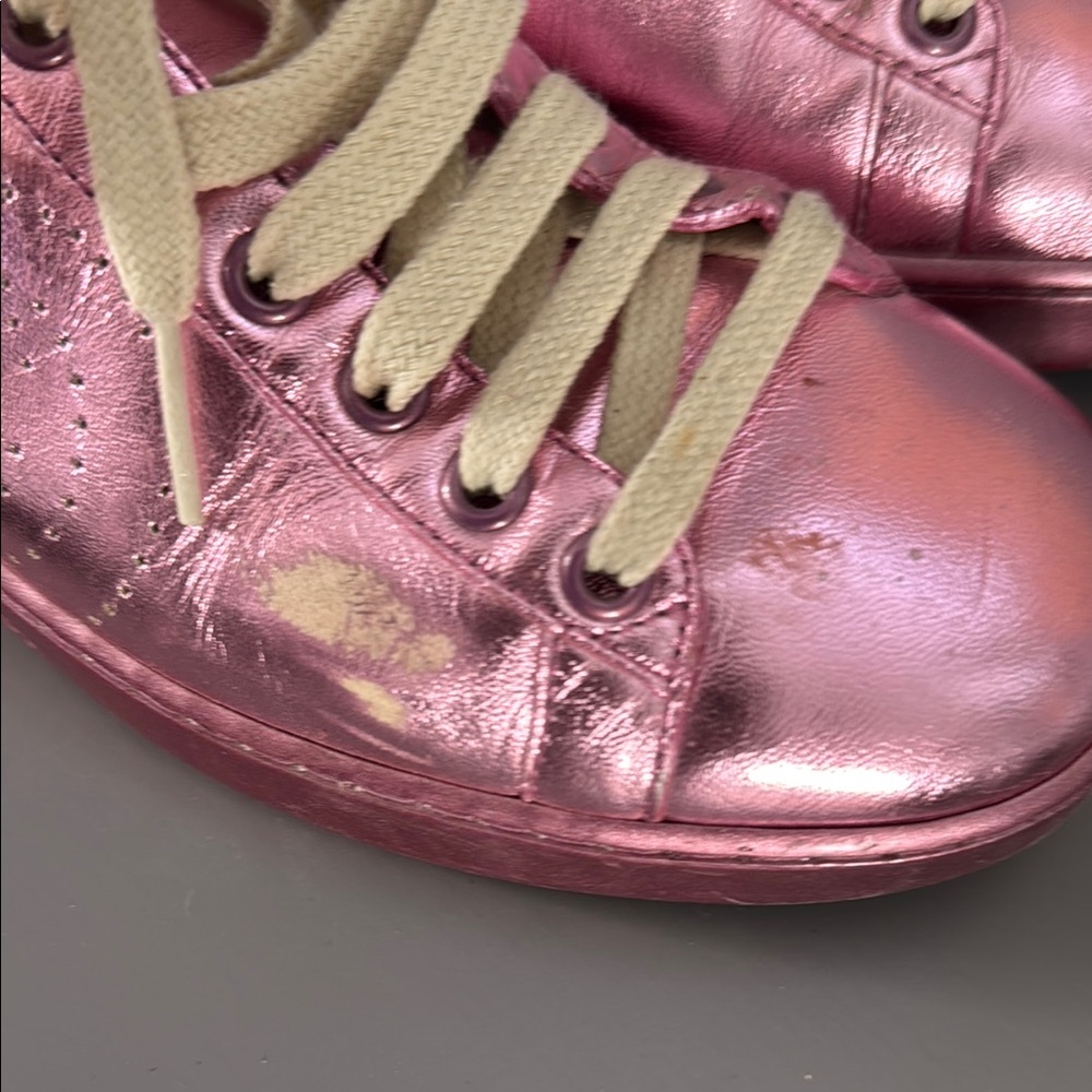Pink Metallic Women's Sneakers - Picture 4 of 6